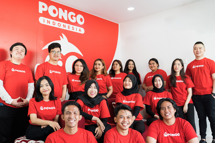 PONGO印尼团队 750x500 - 红毛猩猩PONGO获得5000万A轮融资,为国货品牌提供国际化数字营销服务闭环